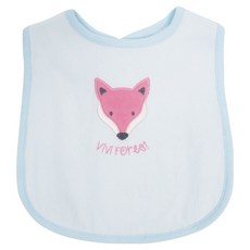 vivibaby 夢幻狐狸圍兜, 藍色, 1入, 1個