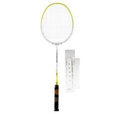 apacs 722超輕量全碳羽球拍 白色 螢光+線條 白色+球拍套 隨機出貨+握把 白色組, 1套, 單品