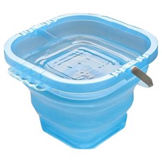 시나아트 휴대용 접이식 미술 물통 G-51125-415, 블루