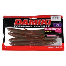 다미끼 슬릿쵸비 루어미끼 127mm 8p, 204 MOTOR OIL RED, 9.5g, 1개