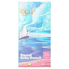 Sina Art 馬卡龍粉彩色鉛筆 QL C105-24, 24色, 1個