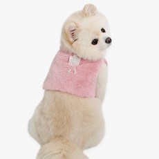 ITS DOG 狗狗甜美柔軟毛絨背心, 1個, 粉紅色