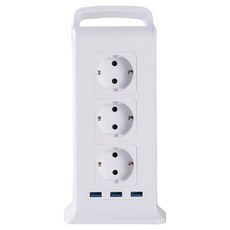 TELLO 塔式15孔延長線 TP-VK3 U12E, 1個, 2m