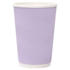 Happy Pack Han-gyeol 波浪隔熱咖啡紙杯 380ml, 1個, 100入