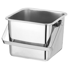 Dailyon鐵製方形冰桶 銀色