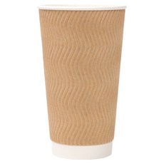 DK CUP 牛皮波浪杯 590ml, 100入, 1盒