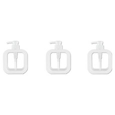 Scawiz透明補充容器 3入組 500ml, 1套, 白色