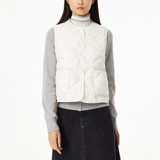 JAJU 女款口袋輕量羽絨填充背心