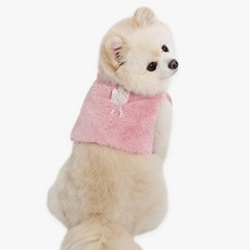 ITS DOG 狗狗甜美柔軟毛絨背心, 1個, 粉紅色