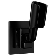 한봄누리 무타공 각도 조절 샤워기거치대 홀더, 블랙