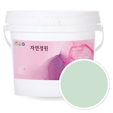 자연정원 곰팡이 결로방지 수성 친환경 규조토 무광 단열 페인트 BR029, 라이트그린, 1kg, 1개