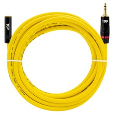 HDtop 3.5 立體聲 AUX MF 延長線 7m, 黃色, 1個, HT-TP2416