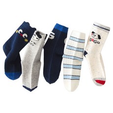 아이뿜 아동용 고고 퍼피 양말 5켤레 세트 F159