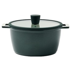 Modern House La Forêt 電磁爐適用抗菌陶瓷塗層雙耳鍋, 20cm, 1個, 混合色