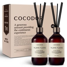 코코도르 그란데 디퓨저, 일랑일랑, 500ml, 2개