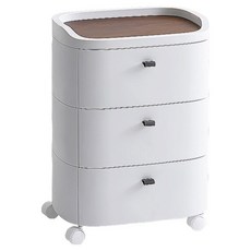 FAmILyLIFE 生活 高耐重抽屜收納櫃 滾輪款 YG-168-A 3層, 白色