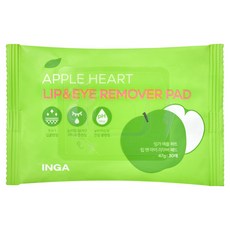 잉가 하트 앤 립 앤 아이 리무버 패드, 30매입, 1개