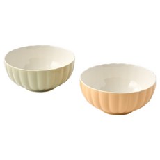 Modern House 花朵麵碗2件組, 1套, 混合色