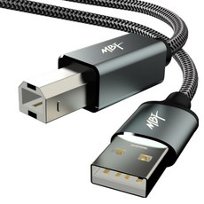 엠비에프 USB2.0 AM to BM 차폐 메탈케이블 MBF-UB205MT, 1개, 0.5m