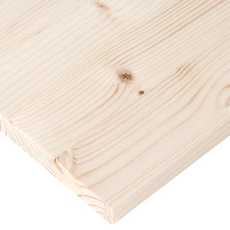 DIY 裁切木材 雲杉集成木 100 x 1200 x 24 mm, 1個