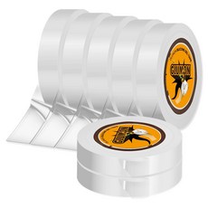 Glumon 無痕超強力矽膠透明凝膠奈米雙面膠帶 10mm x 2m, 單一顏色, 7個