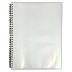 티처스 360도 스프링 화일 230 x 310 mm x 40p, 투명, 1개