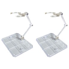 Herbzen 變形金剛 鋼彈 模型 展示支架, 2個, 透明支架