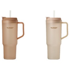 에스테반호프 저스트 콜드컵 2종 세트, 탄 브라운, 샌드베이지, 1200ml, 1세트