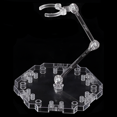 Herbzen 變形金剛展示架 鋼彈裝飾升級 加粗支架, 1個, 透明