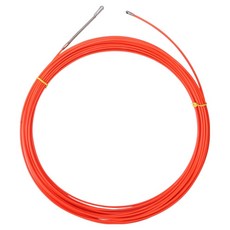 萊퓨 穿線器 電線引導線 拉纜器 電線導引器 引入線 引出線 電線拉出工具 橘色 4mm x 10m, 1個