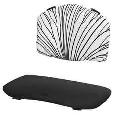 Kinderkraft 嬰幼兒用高腳椅Enock專用坐墊 靠背+座椅組合, 黑色