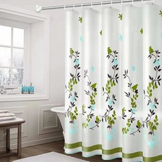 KODACHIEF 인테리어 욕실 샤워부스 화장실 일상감성 샤워커튼, 그린가든, 1개