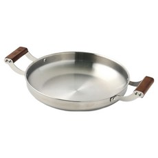 Modern House 電磁爐適用 每日可用 深木色不鏽鋼火鍋, 26cm, 單一顏色, 1個