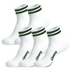 키모니 남성용 중목 스포츠양말 KSS501, M3, 5개