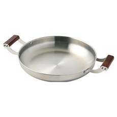 Modern House 電磁爐適用 每日不鏽鋼火鍋, 1個, 深木色, 28cm