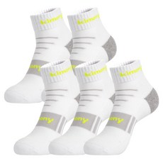 키모니 남성용 중목 스포츠양말 KSS501, M6, 5개