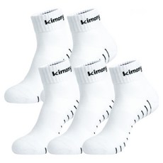 키모니 남성용 중목 스포츠양말 KSS501, M5, 5개