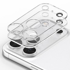 MOLAN CANO 強化玻璃全覆蓋手機鏡頭透明保護貼 2入組, 1套