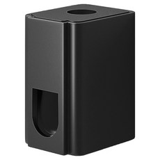 FAmILyLIFE 生活 航太鋁無痕壁掛自動擠牙膏器 無痕貼款 A-246-BK, 1個, 極簡黑