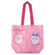Chiikawa 吉伊卡哇 翻轉兩用雙杯袋 24.5 x 20 x 8cm, 1個, 粉色