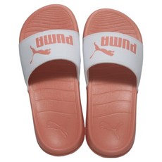 PUMA 男女款 POPCAT 20 拖鞋 37227943, 白色 + 橘色, 23cm
