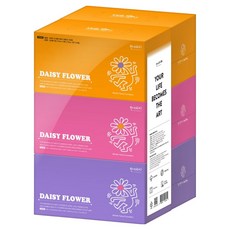 Hanyeji 凱斯哈林 雛菊美容面紙 280抽 x 3款 x 2入組 2層, 1套