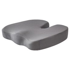 Kyhome 3D網眼蜂巢凝膠U型減壓坐墊, 灰色