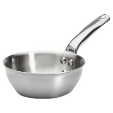 de Buyer 畢耶 Alchimy系列 3層專業不鏽鋼萬用鍋, 1個, 16cm, 銀色