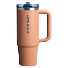 STANLEY 防漏吸管隨手杯, 880ml, 暮日棕, 1個
