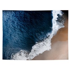 Souplace TONE 波浪風景掛毯, 藍色