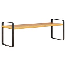 ONE HOUSE 原宿廚房置物架 單層特大款 OH-K307-B1 55cm, 1個, 香柏黑架