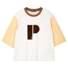 Perimitz 兒童PM logo七分袖T恤 P2531T112