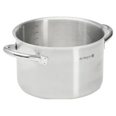 de Buyer 畢耶 PRIM'APPETY系列 雙耳不鏽鋼燉鍋, 1個, 36cm