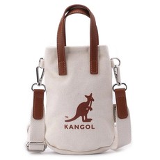 KANGOL 袋鼠 帆布皮革側包 65251708